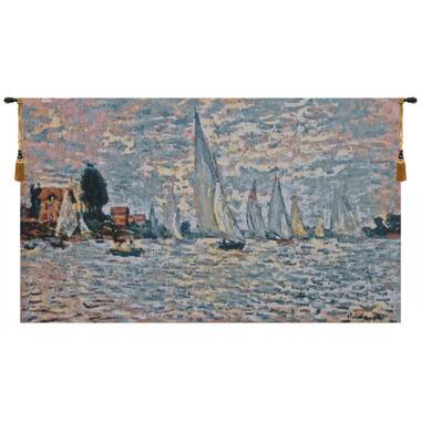 Charlotte Home Furnishings Van Goghs Fishing Boats Tapestry | Wayfair